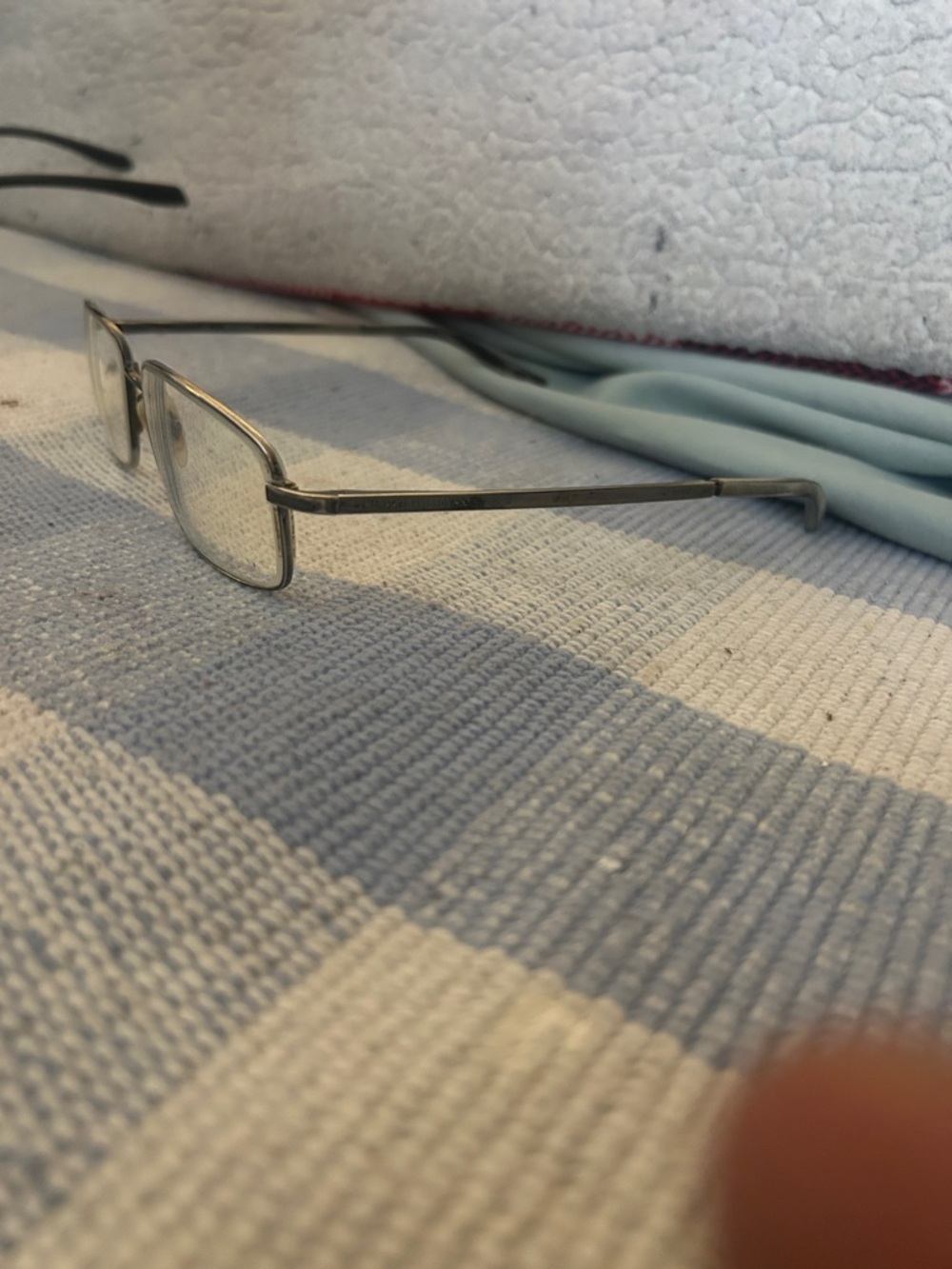 harley-davidson Slim Metal Rectangle Reading Glasses - Silver